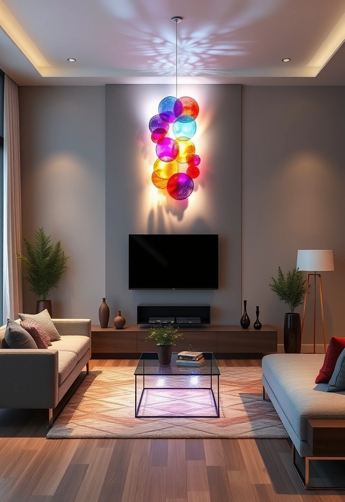 14 Stunning Glass Wall Art Pieces That Transform Any Room (You Won't Believe #7!) - 6. Light-Up Glass Art