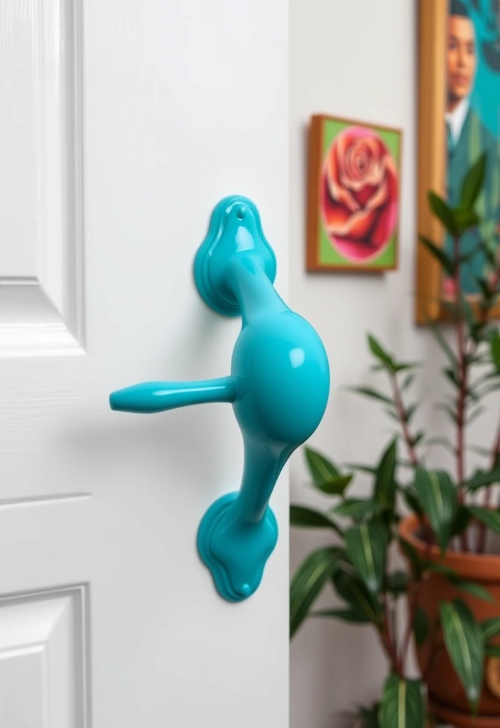 15 Door Hardware Trends That Will Elevate Your Home's Style (Especially #10!) - 3. Bold Colors