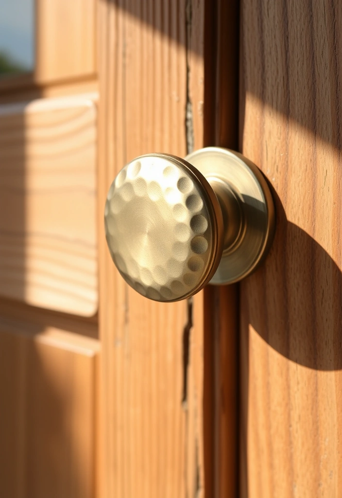 15 Door Hardware Trends That Will Elevate Your Home's Style (Especially #10!) - 6. Textured Finishes