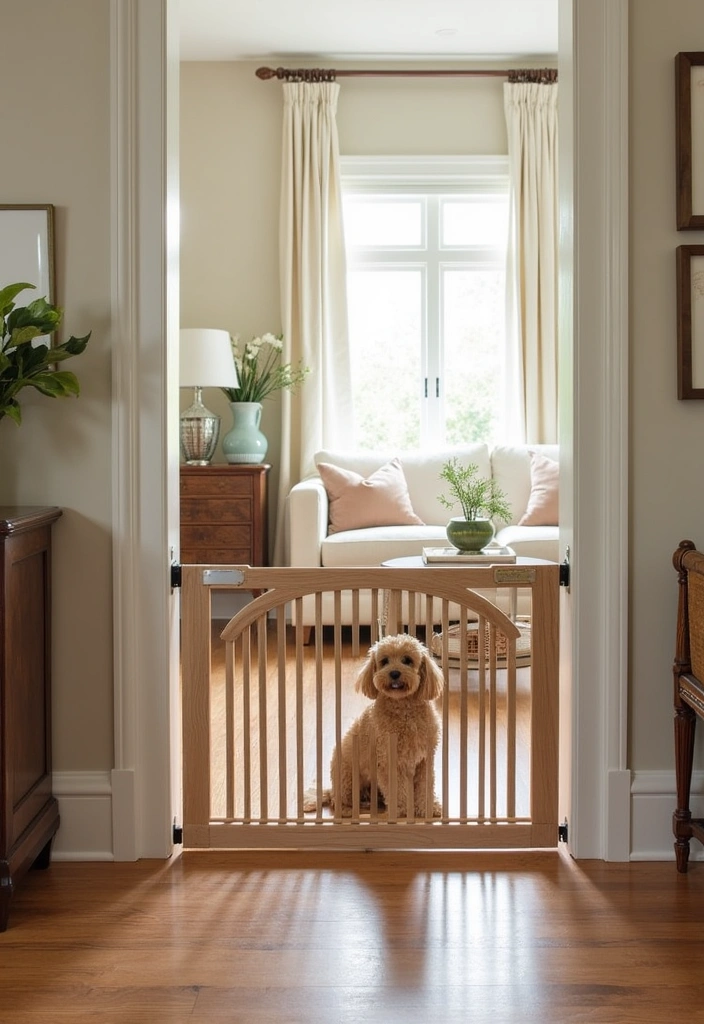 15 Pet Home Decor Ideas That’ll Make Your Living Room Purr-fectly Cozy! - 8. Decorative Pet Gates