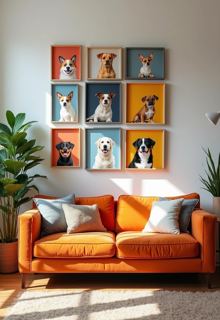 15 Pet Home Decor Ideas That’ll Make Your Living Room Purr-fectly Cozy! - 9. Personalized Pet Art