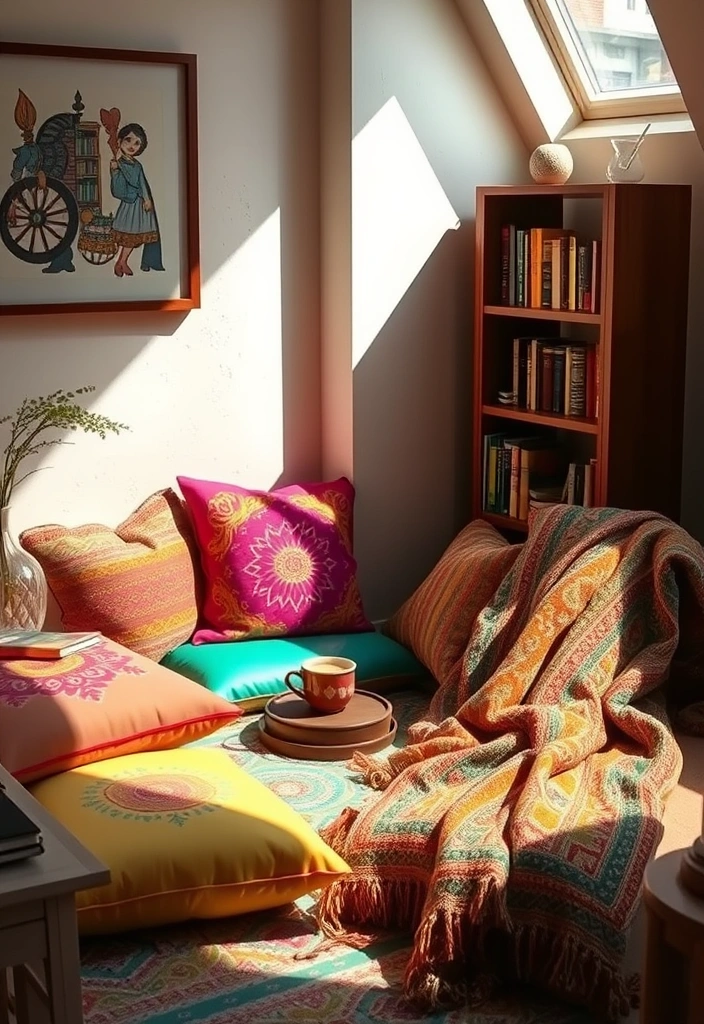 15 Stunning Indian Home Decor Ideas That'll Transform Your Living Room into a Cultural Haven! - 10. Cozy Nooks