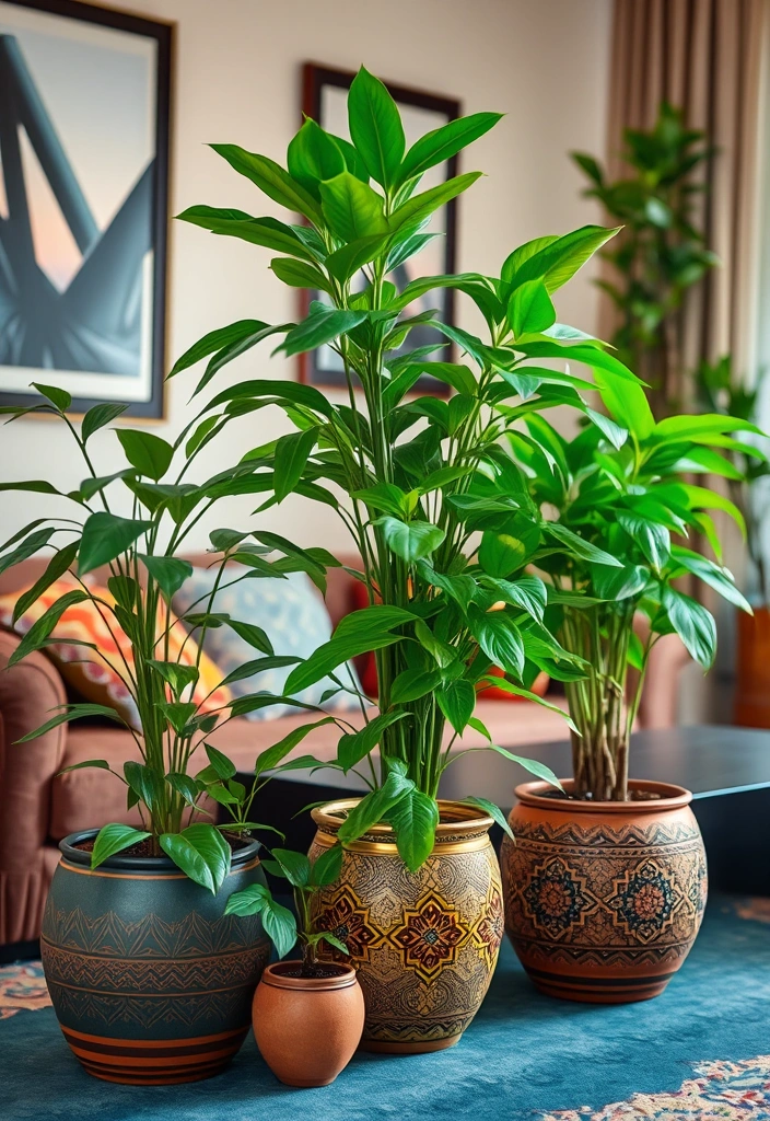 15 Stunning Indian Home Decor Ideas That'll Transform Your Living Room into a Cultural Haven! - 6. Indoor Plants