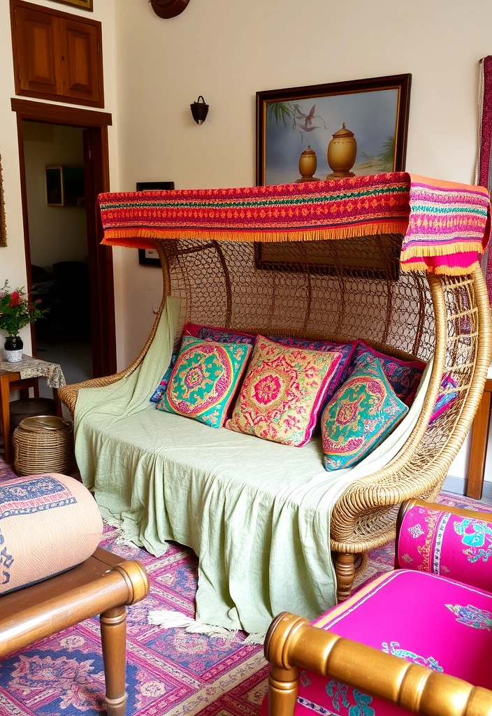 15 Stunning Indian Home Decor Ideas That'll Transform Your Living Room into a Cultural Haven! - 7. Traditional Seating