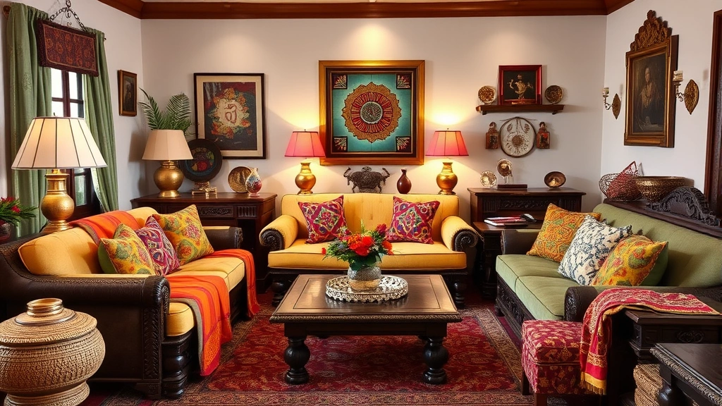 15 Stunning Indian Home Decor Ideas That'll Transform Your Living Room into a Cultural Haven!
