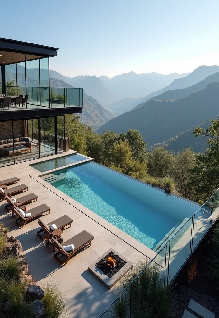 15 Stunning Luxury Pool Designs That Will Transform Your Backyard Into an Oasis! - 11. Elevated Pools: A View from Above