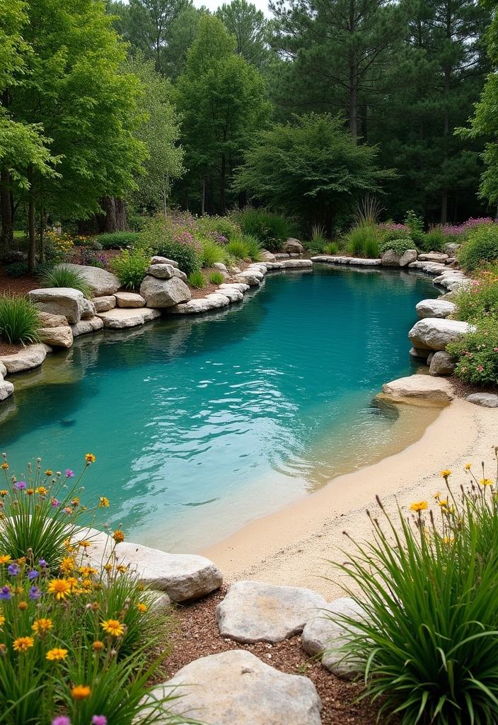 15 Stunning Luxury Pool Designs That Will Transform Your Backyard Into an Oasis! - 4. Natural Pools: Eco-Friendly Luxury