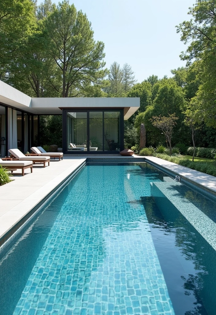 15 Stunning Luxury Pool Designs That Will Transform Your Backyard Into an Oasis! - 8. Lap Pools: Fitness Meets Elegance