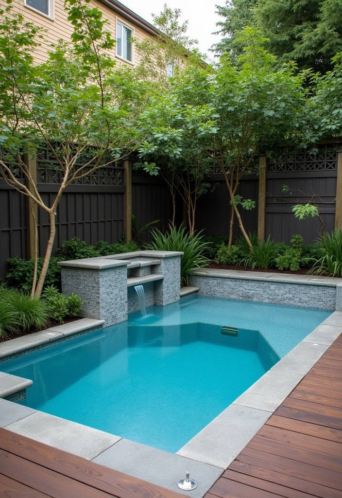 15 Stunning Luxury Pool Designs That Will Transform Your Backyard Into an Oasis! - 9. Plunge Pools: Small Space, Big Impact