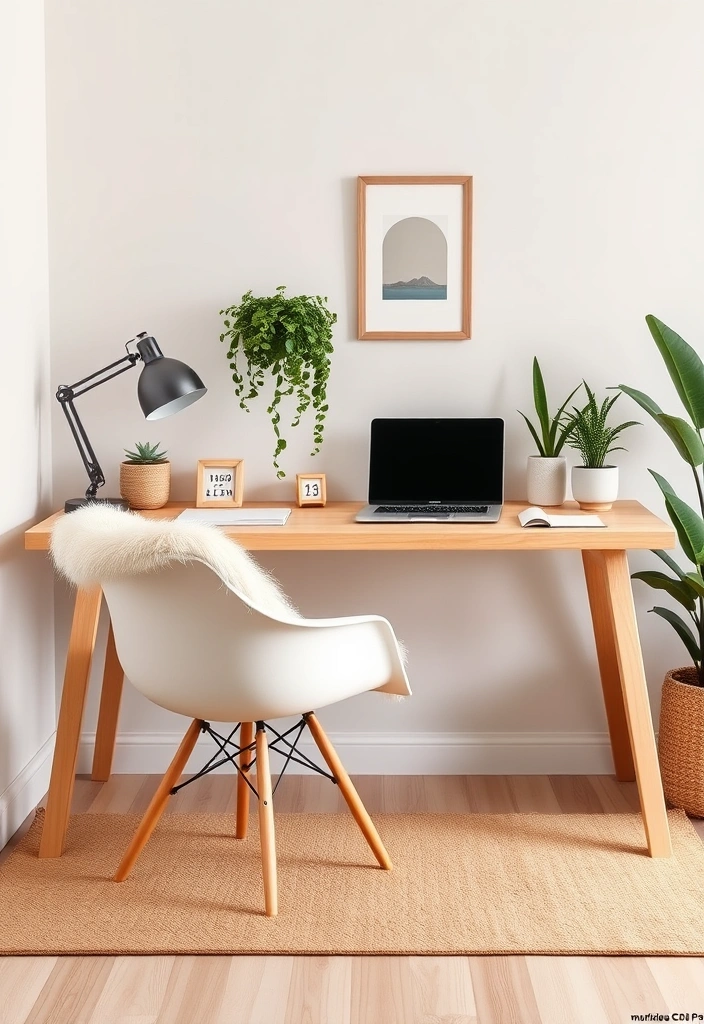 15 Stylish Computer Tables That Will Transform Your Home Office into a Dream Workspace! - 1. Scandinavian Simplicity
