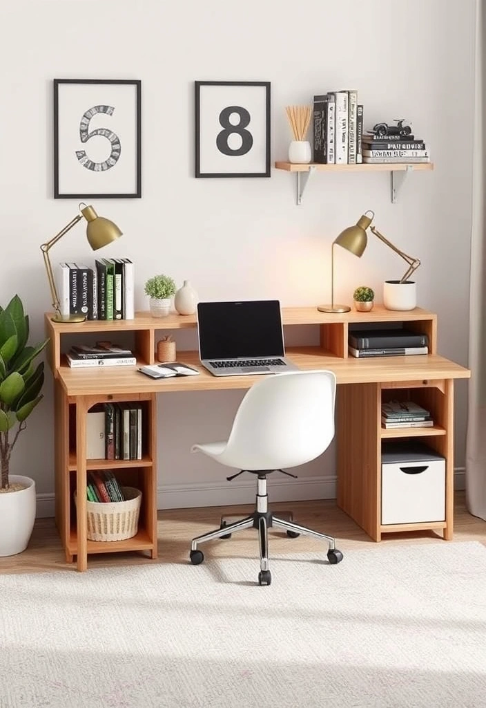 15 Stylish Computer Tables That Will Transform Your Home Office into a Dream Workspace! - 14. Multi-Functional Tables