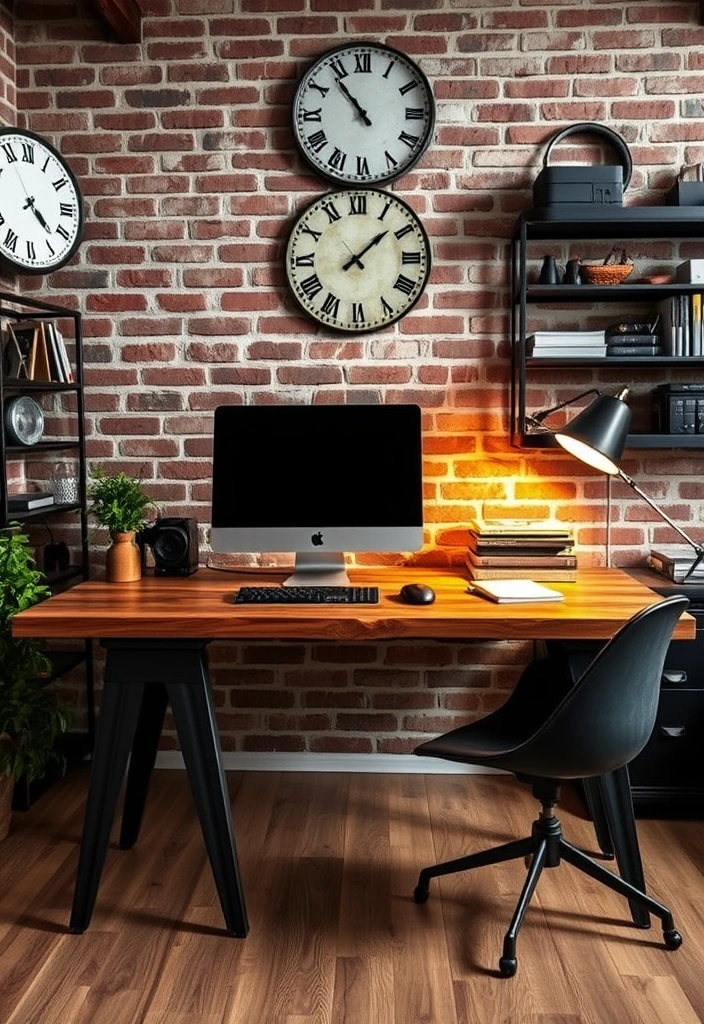 15 Stylish Computer Tables That Will Transform Your Home Office into a Dream Workspace! - 2. Industrial Chic