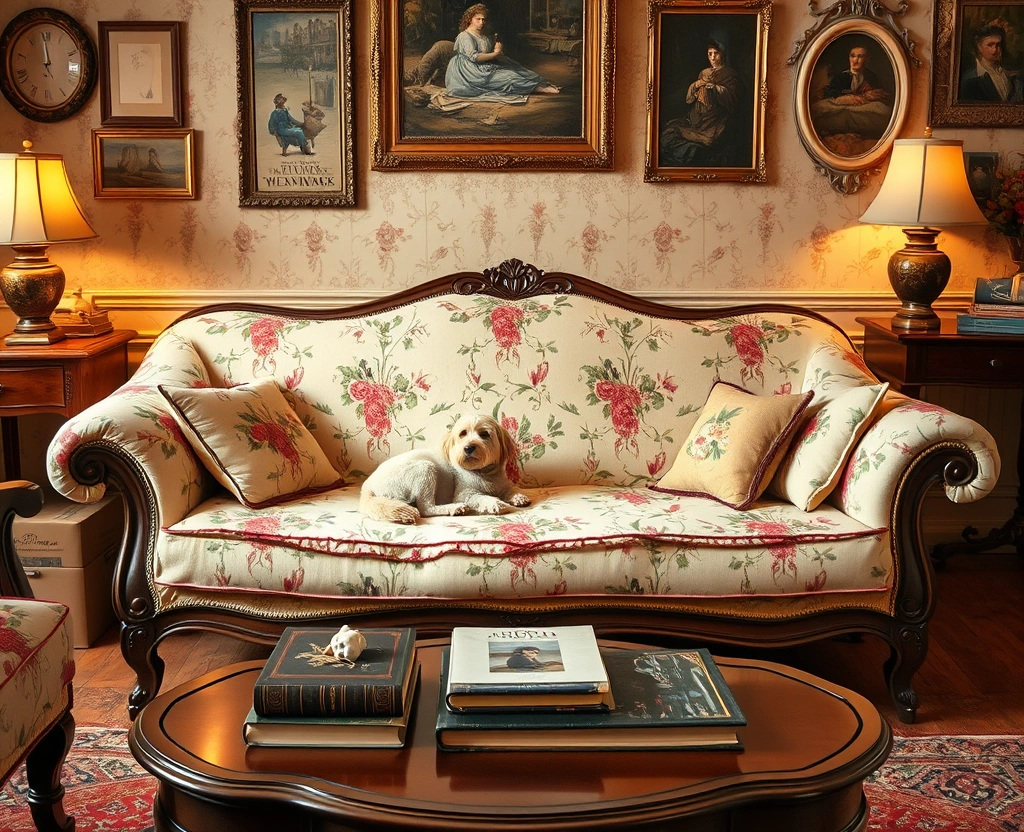 16 Pet-Friendly Sofa Sets That Will Keep Your Home Stylish and Fur-Free! - 13. The Vintage Vibe
