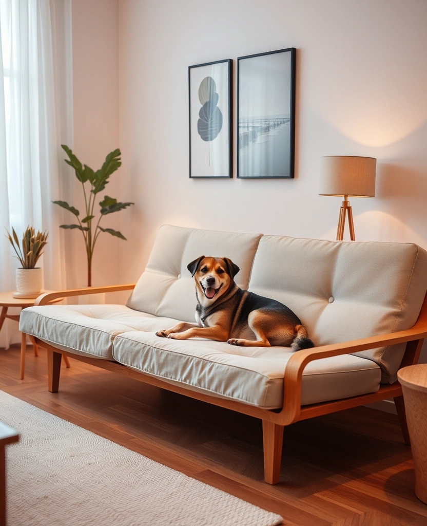 16 Pet-Friendly Sofa Sets That Will Keep Your Home Stylish and Fur-Free! - 15. The Functional Futon