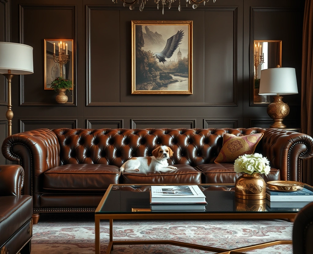 16 Pet-Friendly Sofa Sets That Will Keep Your Home Stylish and Fur-Free! - 9. The Timeless Chesterfield