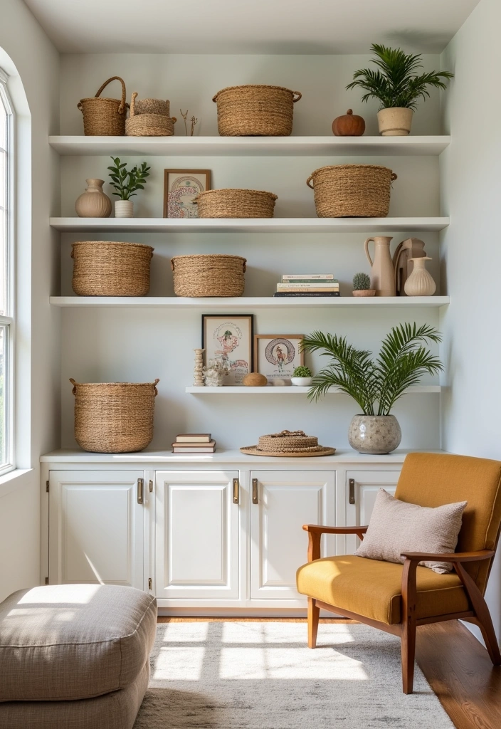 20 Living Room Ideas That Will Transform Your Space into a Cozy Haven (You Won't Believe #12!) - 14. Stylish Storage Solutions