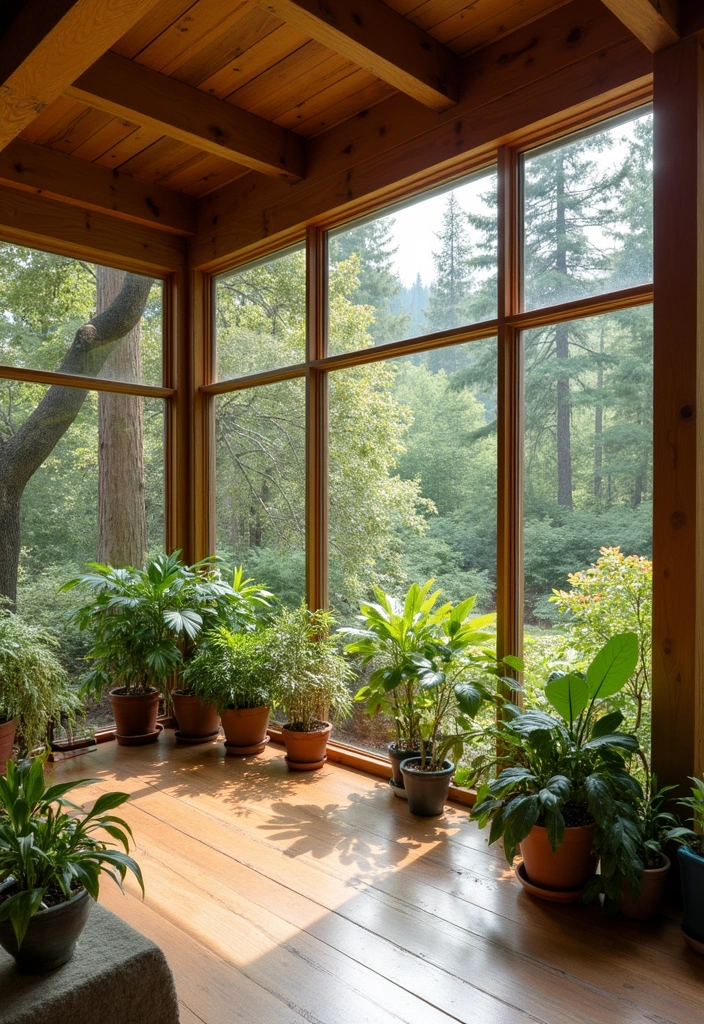 20 Stunning Bungalow Designs with Private Spaces That'll Make You Want to Move In! - 14. Nature-Inspired Design