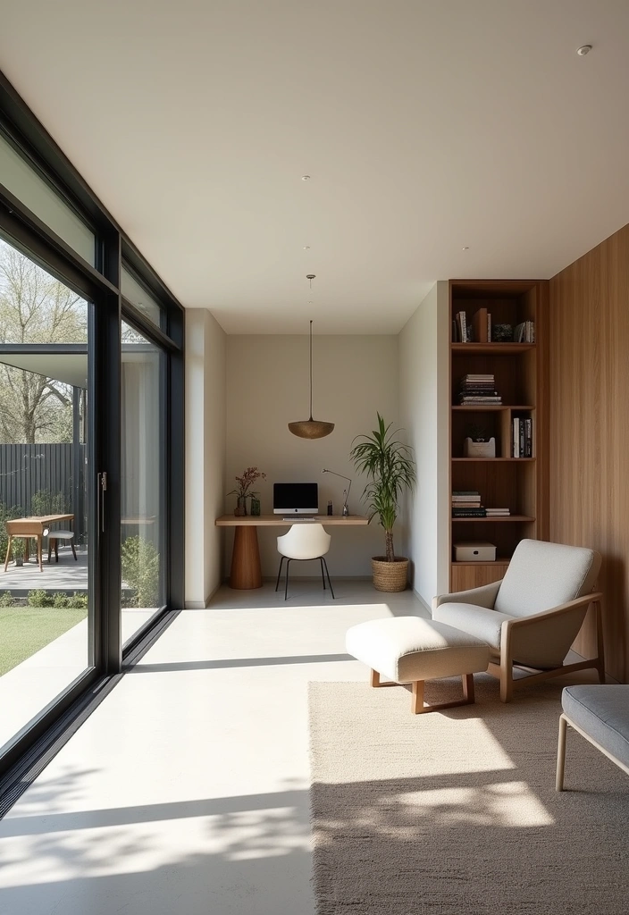 20 Stunning Bungalow Designs with Private Spaces That'll Make You Want to Move In! - 2. Modern Minimalist Retreat
