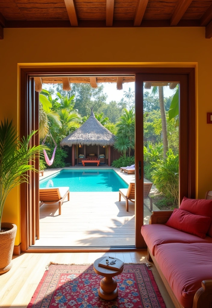 20 Stunning Bungalow Designs with Private Spaces That'll Make You Want to Move In! - 3. Tropical Oasis