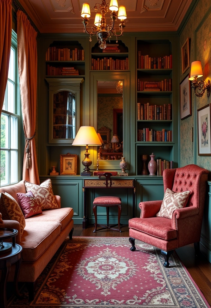 20 Stunning Bungalow Designs with Private Spaces That'll Make You Want to Move In! - 8. Vintage Glamour