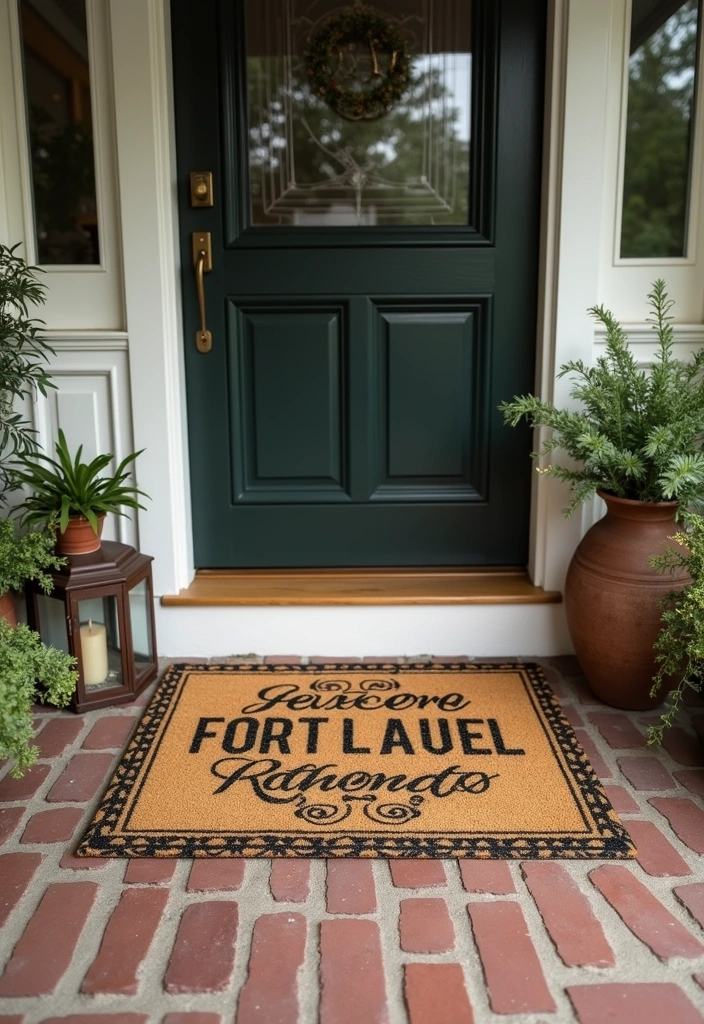 21 Decorative Doormats to Transform Your Entrance into a Welcoming Oasis! - 12. Vintage Appeal