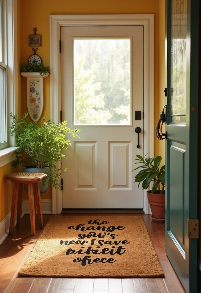 21 Decorative Doormats to Transform Your Entrance into a Welcoming Oasis! - 21. Inspirational Messages