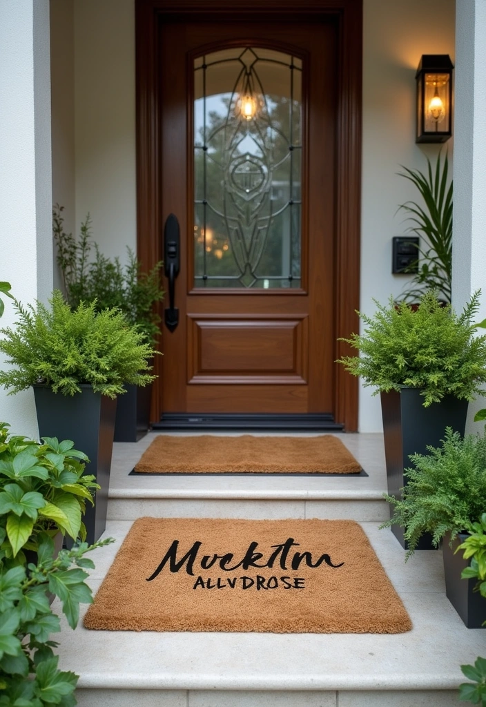 21 Decorative Doormats to Transform Your Entrance into a Welcoming Oasis! - 5. Personalized Touch