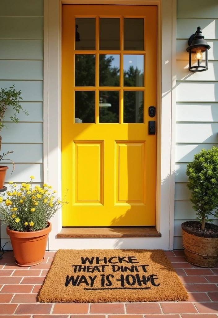 21 Decorative Doormats to Transform Your Entrance into a Welcoming Oasis! - 7. Quirky Quotes