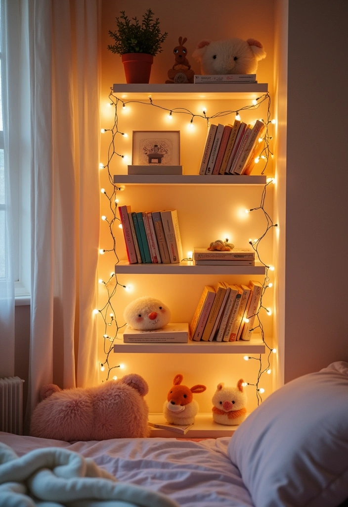 21 Trendy Bedroom Shelf Ideas That Transform Your Space (You Won't Believe #9!) - 11. Whimsical Storybook Shelves
