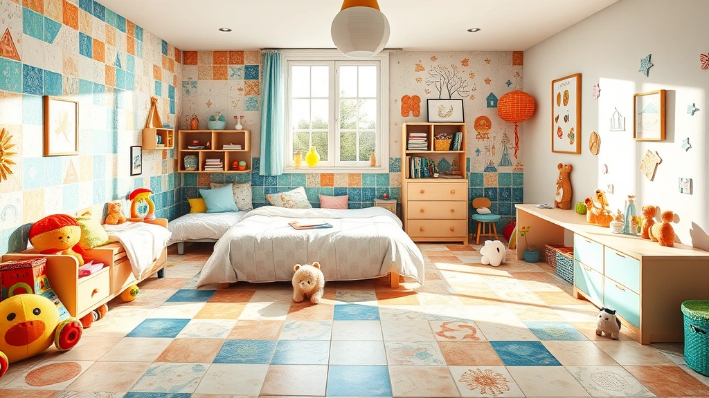 25 Enchanting Kids Room Tile Decor Ideas That'll Spark Their Imagination!