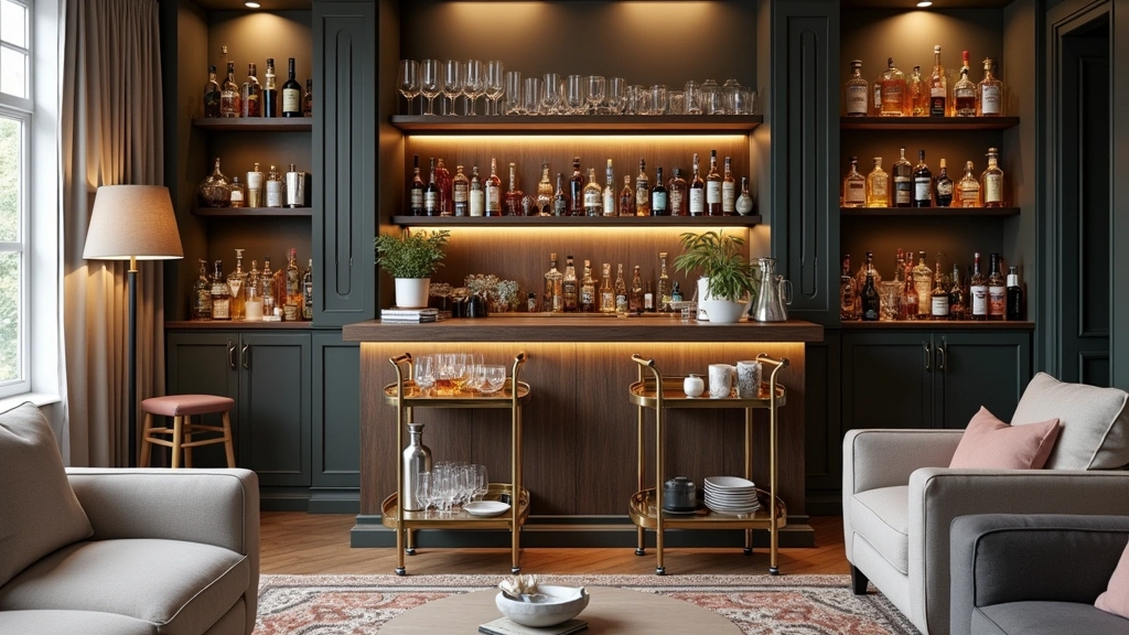 25 Stunning Home Bar Stand Designs That'll Make You the Host with the Most! (#16 Will Blow Your Mind!)
