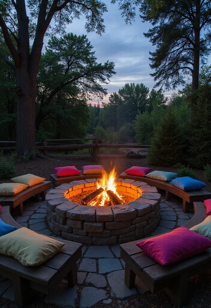 10 DIY Fire Pit Projects That Are So Simple, You'll Want to Start Tonight! - 1. Stone Circle Fire Pit