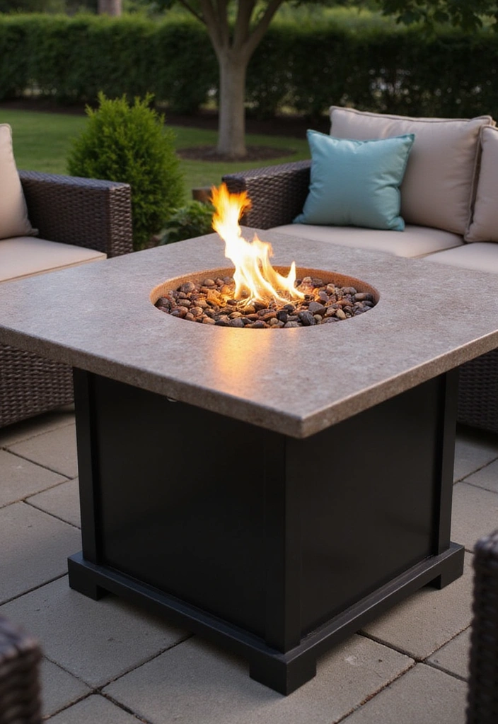 10 DIY Fire Pit Projects That Are So Simple, You'll Want to Start Tonight! - 9. Fire Pit Table