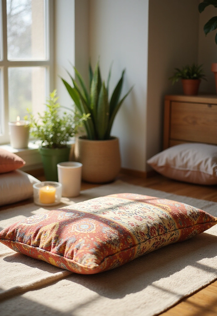 10 Must-Have Yoga Room Accessories That Blend Style with Functionality! - 4. Cozy Meditation Cushions