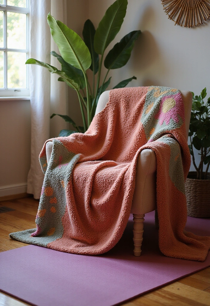 10 Must-Have Yoga Room Accessories That Blend Style with Functionality! - 9. Comfortable Throw Blankets