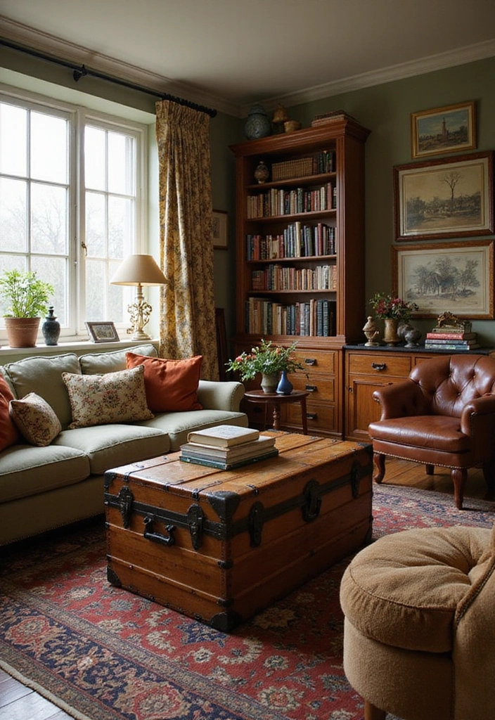 10 Rustic Decor Hacks That'll Bring Cabin Vibes Right to Your Living Room (You Won't Believe #5!) - 6. Incorporate Vintage Accents