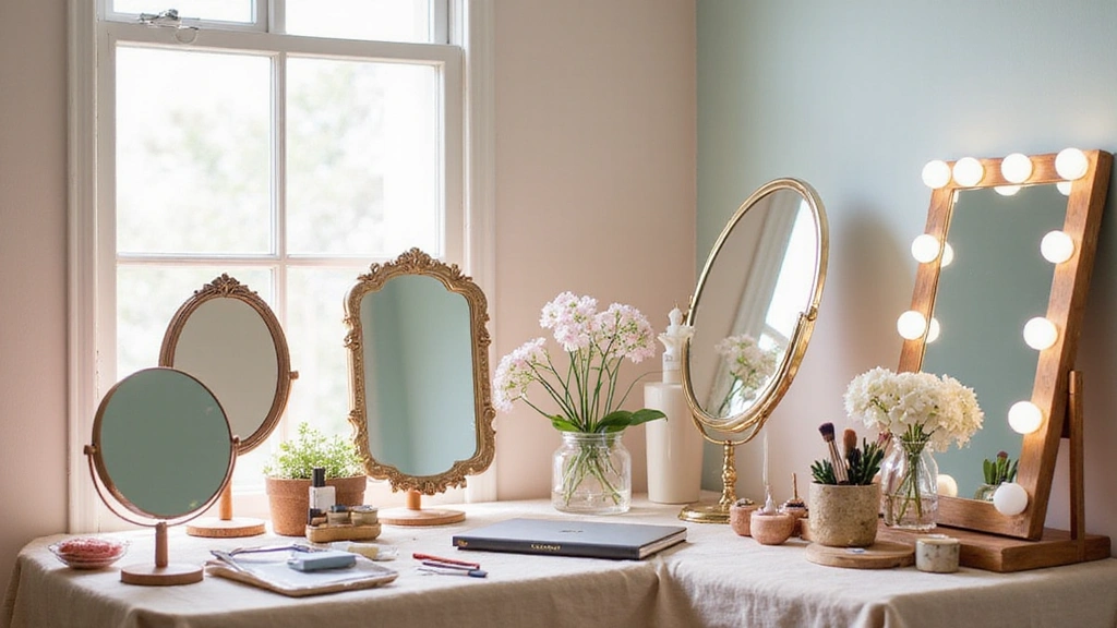 10 Stunning Makeup Mirror Styles That Will Transform Your Vanity Game!