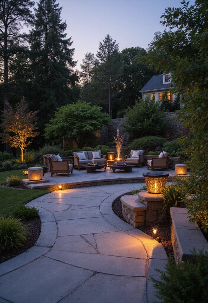 10 Sustainable Concrete Patio Ideas That Are Good for the Earth and Your Home! - 9. Solar-Powered Features for Concrete Patios