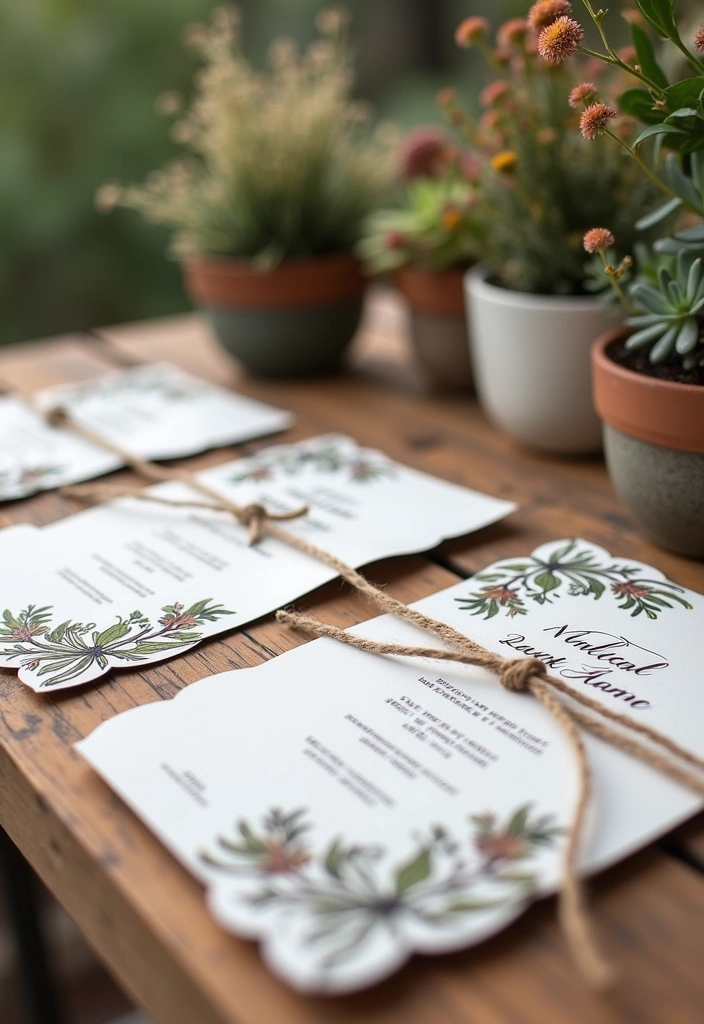 13 Eco-Friendly Wedding Decor Ideas That Are Beautiful and Budget-Savvy (Get Inspired by #9!) - 1. Recycled Paper Invitations