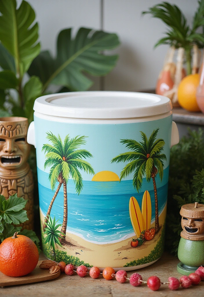 13 Epic Frat Cooler Ideas That'll Make Your Parties Legendary (You Won't Believe #7!) - 1. Tropical Paradise Cooler