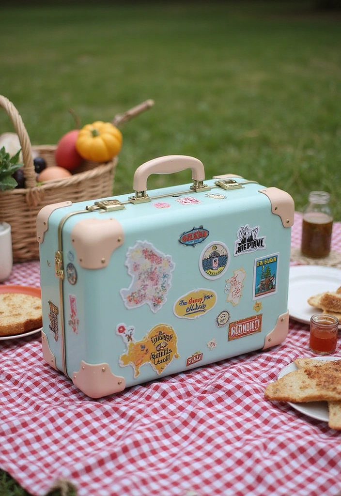 13 Epic Frat Cooler Ideas That'll Make Your Parties Legendary (You Won't Believe #7!) - 5. DIY Vintage Suitcase Cooler