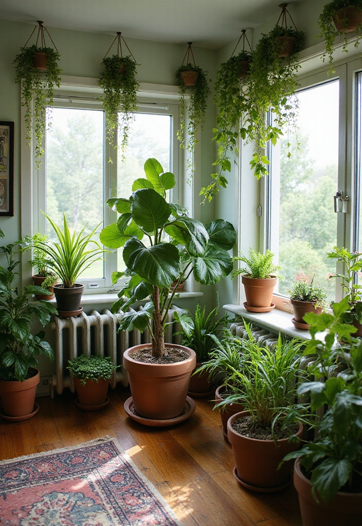 14 Boho Bedroom Decor Ideas That Will Make You Feel Like You're on a Permanent Vacation! - 3. Indoor Plants for a Lush Feel