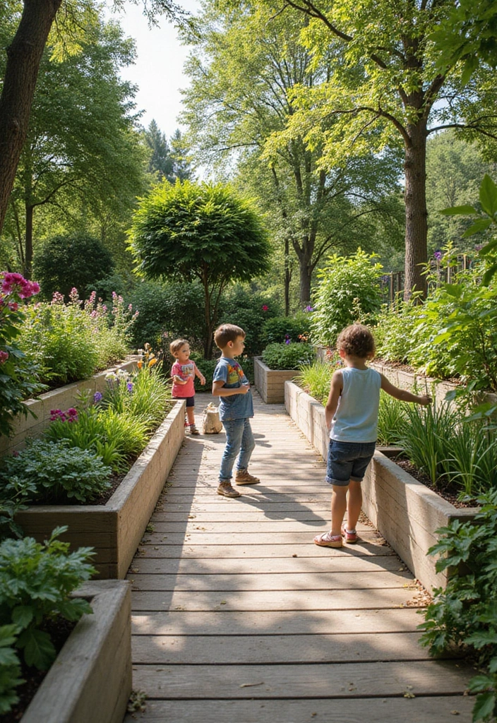14 Family-Friendly Low Deck Designs That Are Safe and Fun for Everyone! - 3. Nature-Inspired Deck