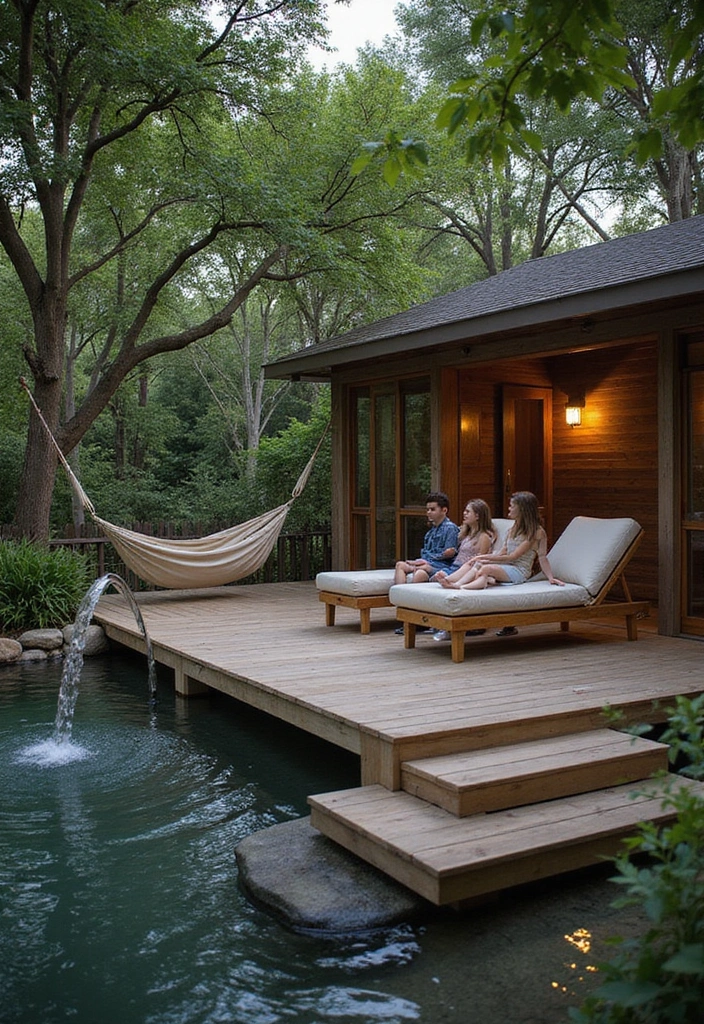 14 Family-Friendly Low Deck Designs That Are Safe and Fun for Everyone! - 7. Relaxing Family Retreat Deck