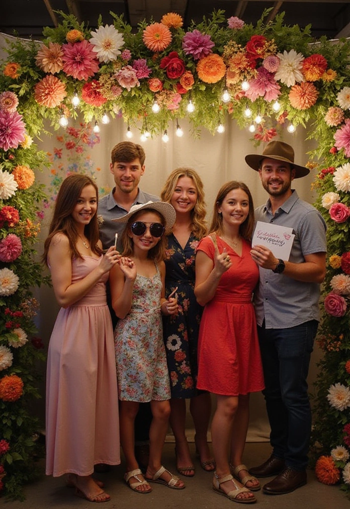 14 Stunning Party Decor Ideas That Will Wow Your Guests (You Won't Believe #5!) - 3. Festive Photo Booth