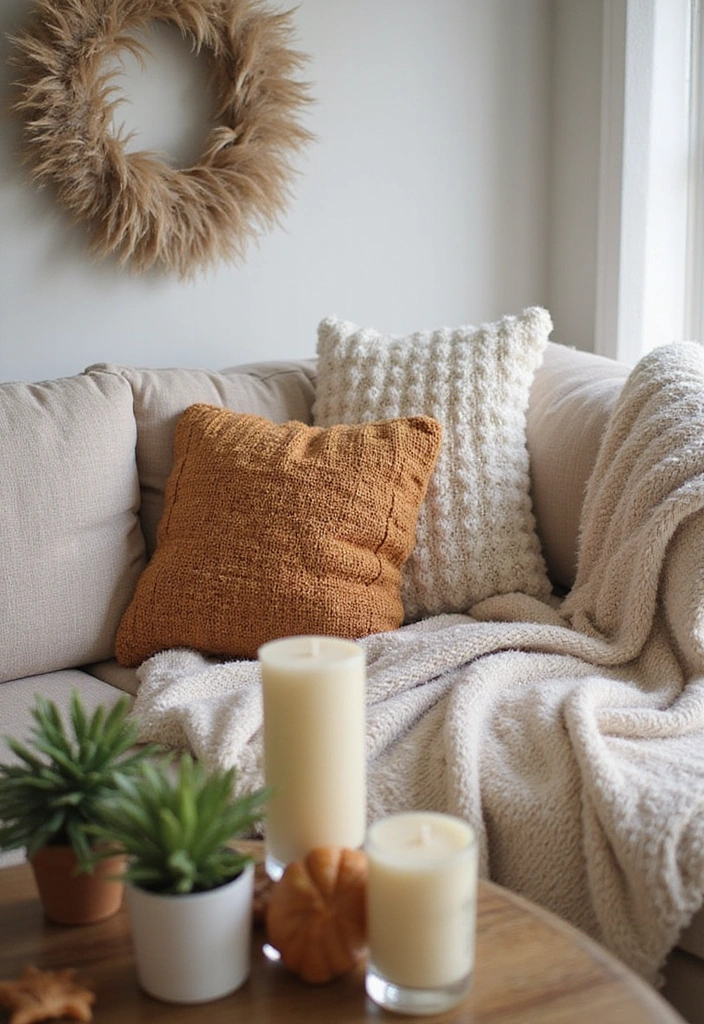 14 Versatile Seasonal Home Decor Hacks That You Can Use All Year Round (Check Out #4!) - 1. Layered Textiles for Transitional Comfort