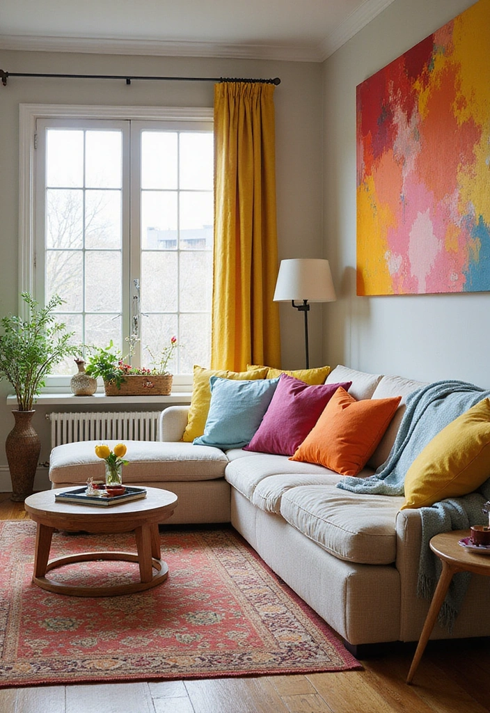 14 Versatile Seasonal Home Decor Hacks That You Can Use All Year Round (Check Out #4!) - 7. Colorful Seasonal Accents