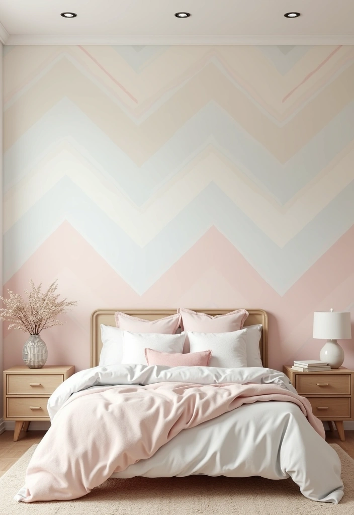 15 Bright and Cheerful Spring Bedroom Wallpapers You Won't Believe Exist! - 10. Soft Pastel Patterns