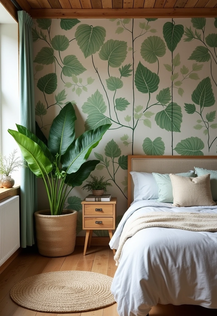 15 Bright and Cheerful Spring Bedroom Wallpapers You Won't Believe Exist! - 4. Charming Botanical Prints