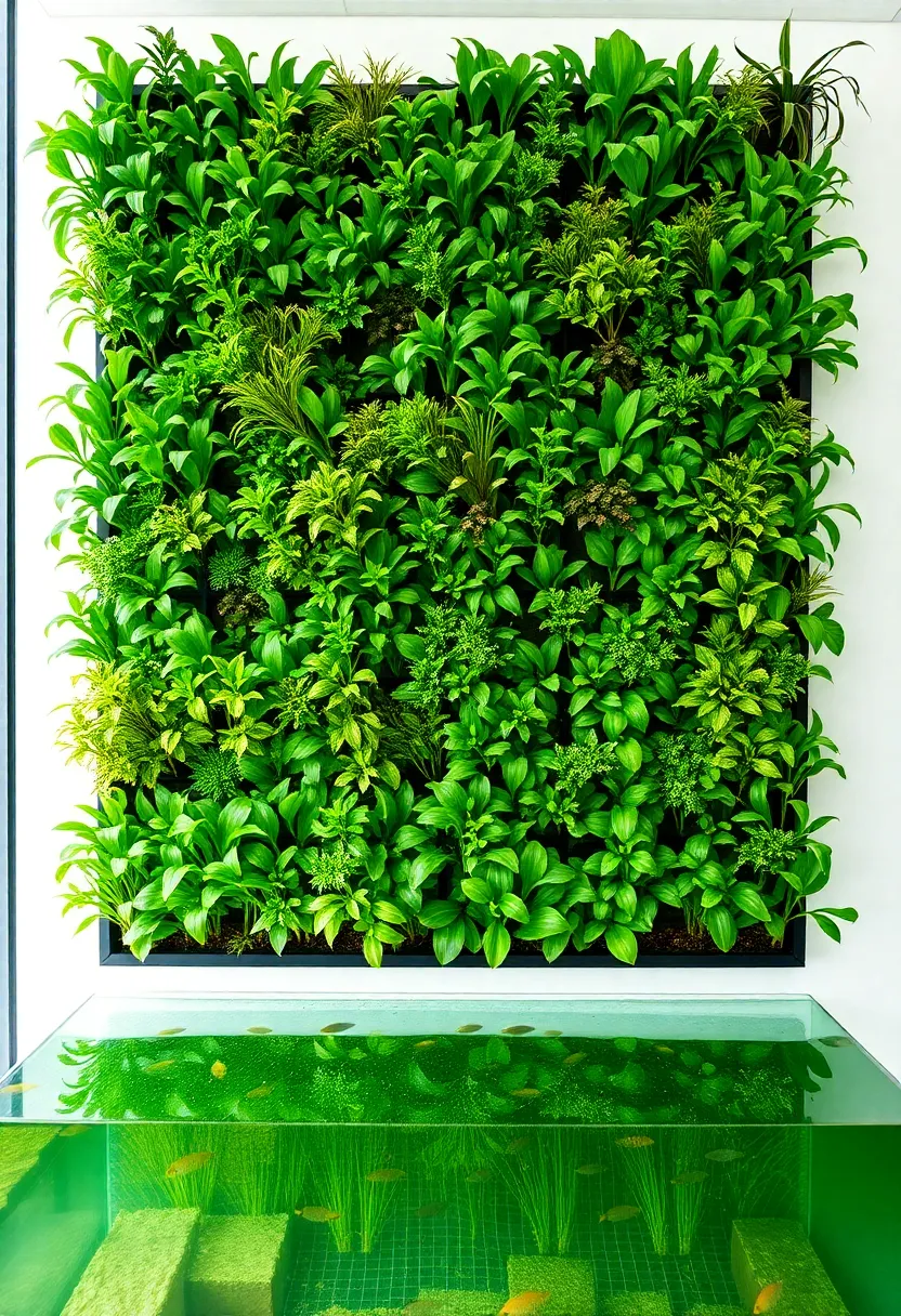 15 DIY Aquarium Projects That Are So Easy, You'll Want to Start Today! - 11. Aquatic Plant Wall